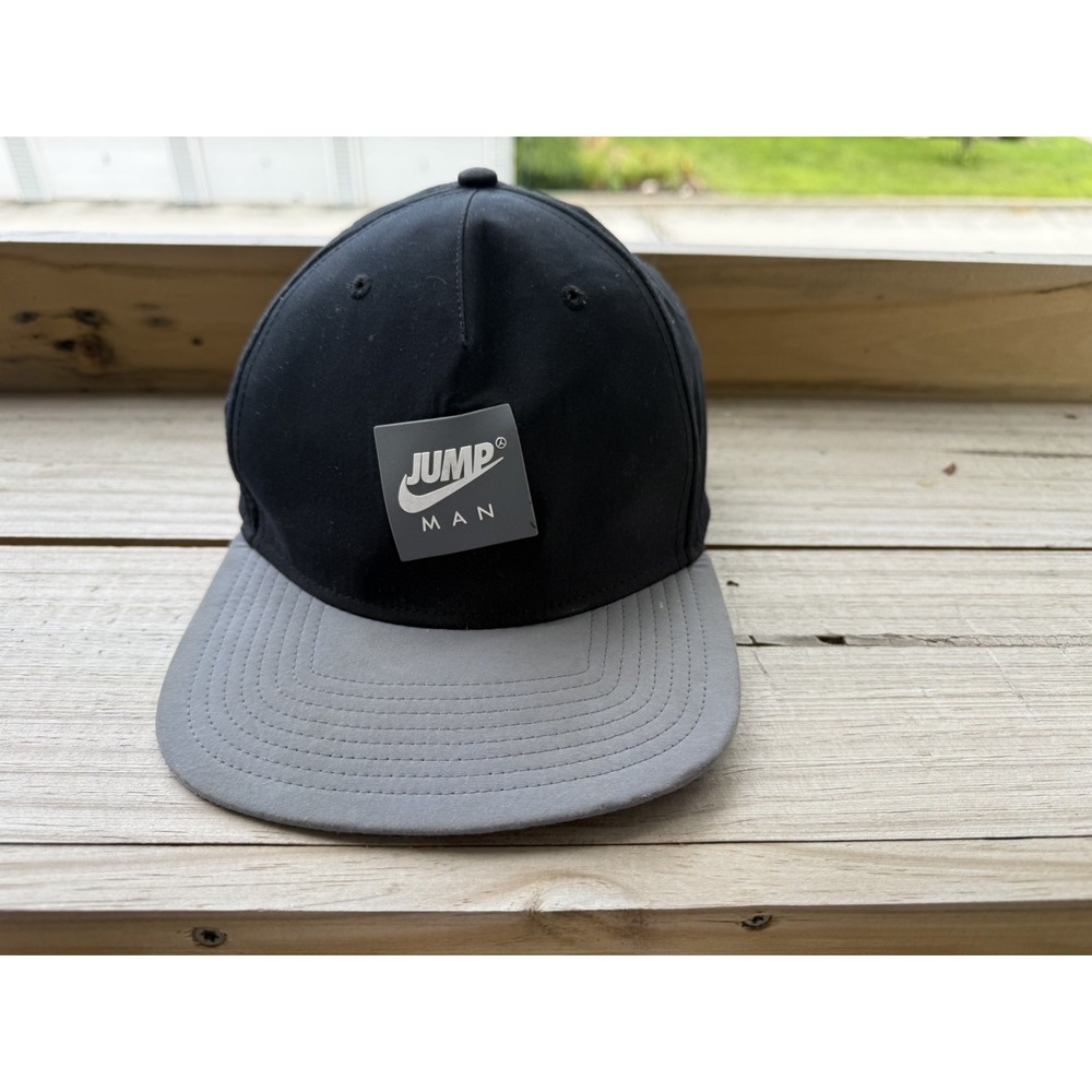 Nike Jordan Pro Jumpman Classics SnapBack Hat Cap Black & Gray Air Jordan